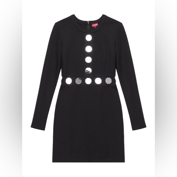 New NWT STAUD Asher Minidress Black - Picture 2 of 4